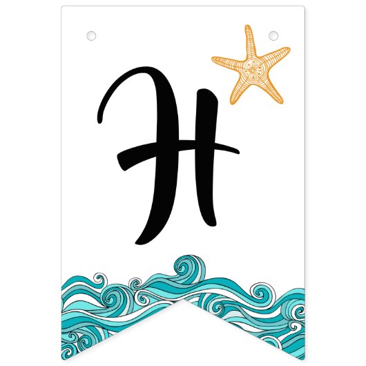 ヒトデの物語の幸せな採用のパーティーの旗 バンティングフラッグ (第2の旗)