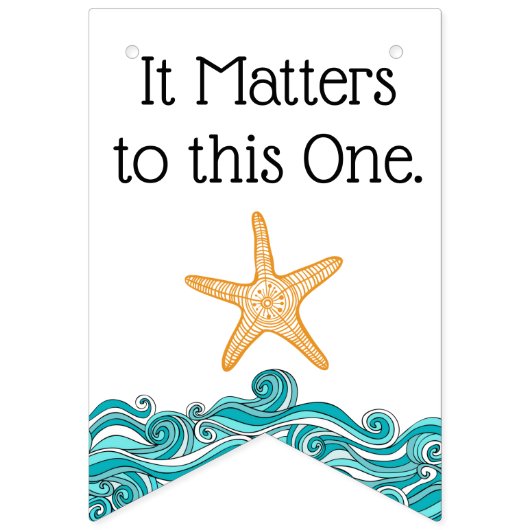 ヒトデの物語の幸せな採用のパーティーの旗 バンティングフラッグ (第1の旗)