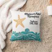 ヒトデの物語の採用のパーソナライズな枕 クッション (ブランケット)