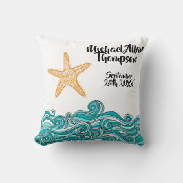 ヒトデの物語の採用のパーソナライズな枕 クッション