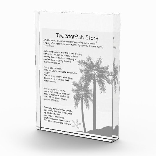 ヒトデの物語、ヒトデの水切り、ヒトデの詩 フォトブロック (右)