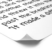 ヒトデの物語、ヒトデの水切り、ヒトデの詩 ポスター (角)