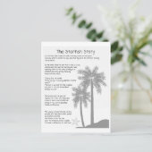 ヒトデの物語、ヒトデの水切り、ヒトデの詩 ポストカード (スタンド正面)