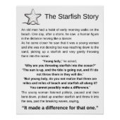 ヒトデの物語、ヒトデの詩。 ポスター (正面)