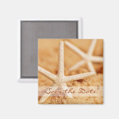 ヒトデの磁石の日付を保存 マグネット (正面/裏面)