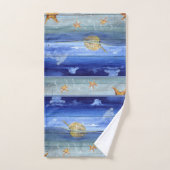 ヒトデの空のYotigo著置かれる一致のBathタオル バスタオルセット (ハンドタオル)