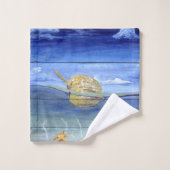 ヒトデの空のYotigo著置かれる一致のBathタオル バスタオルセット (ウォッシュタオル)