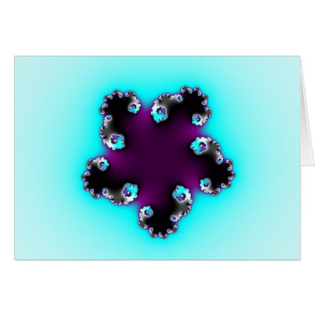 ヒトデの紫カード (正面横)