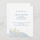 ヒトデの結婚式の披露宴 エンクロージャーカード (正面/裏面)