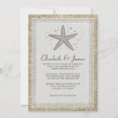 ヒトデの結婚式招待状 招待状 (正面)