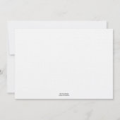 ヒトデの結婚式招待状-青 招待状 (裏面)