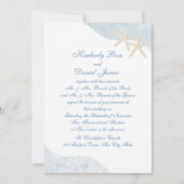 ヒトデの結婚式 招待状 (正面)