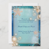 ヒトデの結婚披露宴は個人化なります 招待状 (裏面)