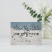 ヒトデの結婚指輪は日付を救います 案内ポストカード (スタンド正面)