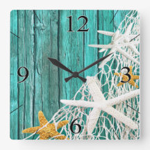 ヒトデの網のビーチの木製の沿岸生活|の水