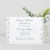 ヒトデの落下エレガントブライダルシャワー 招待状 (スタンド正面)