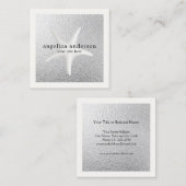 ヒトデの銀ぱく スクエア名刺 (正面/裏面)