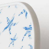 ヒトデの青いシルエット ピックルボールラケット (左詳細)