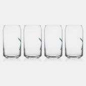 ヒトデの青 ガラス缶 (右)