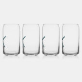 ヒトデの青 ガラス缶 (左)