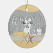 ヒトデの黄色い写真 セラミックオーナメント (左)