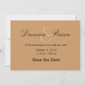 ヒトデは尋ねます私に砂に名前を置くためにつなぎます セーブザデート (裏面)