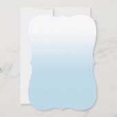 ヒトデは熱帯夏の結婚式を浜に引き上げます 招待状 (裏面)