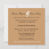 ヒトデは頼みますあなたの名前を砂に置いてもらうためにつなぎます 招待状 (裏面)