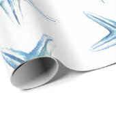 ヒトデをテーマにした包装紙 ラッピングペーパー (ロールコーナー)