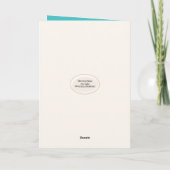 ヒトデを使ったビーチの名前 カード (裏面)