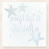 ヒトデを願う ガラスコースター (裏面)