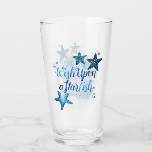 ヒトデを願う タンブラーグラス (裏面)