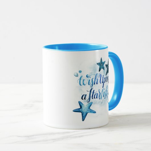 ヒトデを願う マグカップ (正面右)
