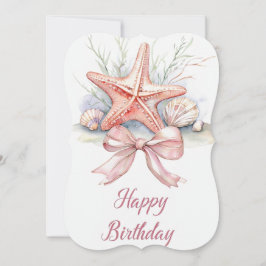 ヒトデエレガントィス誕生日カード