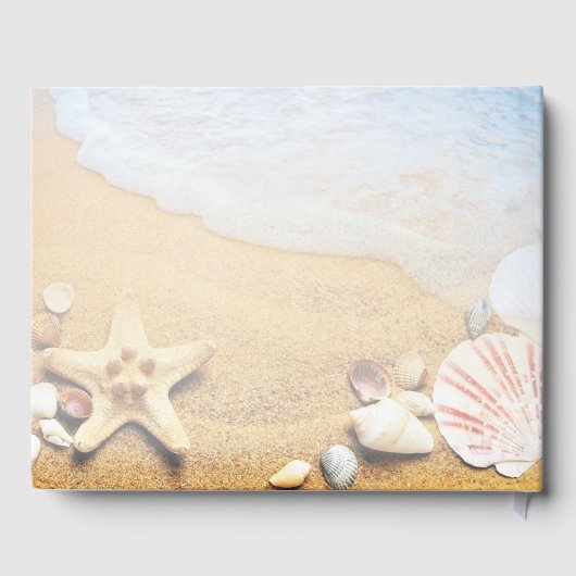 ヒトデエレガントトロピカルビーチ結婚式 ゲストブック (裏面)