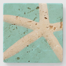 ヒトデエレガント海ビーチティール（緑がかった色）クリーム