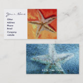 ヒトデオレンジ名刺 名刺 (正面/裏面)