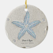 ヒトデオーナメント セラミックオーナメント (裏面)