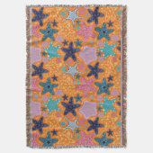 ヒトデカラフルス スローブランケット (正面縦)