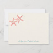 ヒトデスタイリッシュサンキューカード ノートカード (正面)