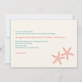 ヒトデスタイリッシュ結婚式招待状 招待状 (正面)