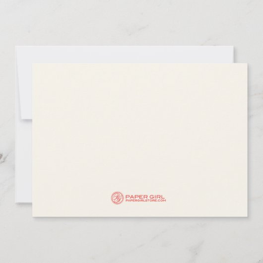 ヒトデスタイリッシュ結婚式招待状 招待状 (裏面)