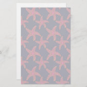 ヒトデスタイルパターン 便箋 (正面/裏面)