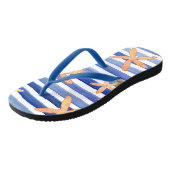 ヒトデストライプヒお洒落トデ ビーチサンダル (アングル)