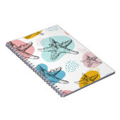 ヒトデトレンディーの色のパタエレガントーン ノートブック (右側)