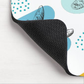 ヒトデトレンディーの色のパタエレガントーン マウスパッド (コーナー)