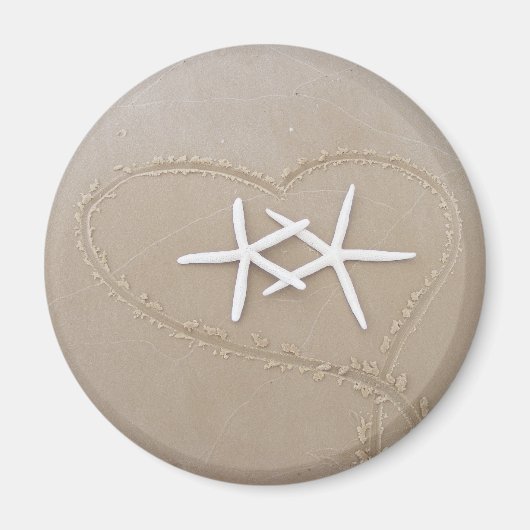 ヒトデハート磁石 マグネット (正面)