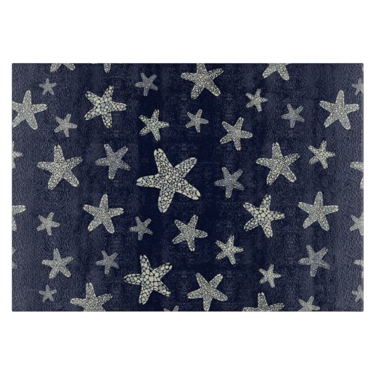 ヒトデパターンの海 カッティングボード (正面)