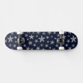 ヒトデパターンの海 スケートボード (横)