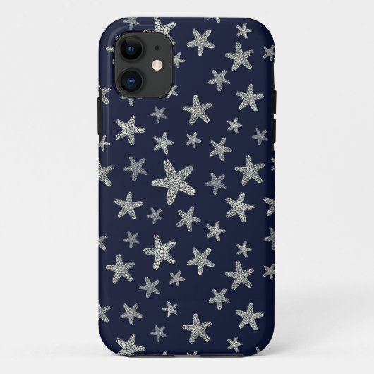 ヒトデパターンの海 Case-Mate iPhoneケース (裏面)